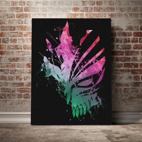 Bleach hollow mask Art poster Canvas Wall Art Decoration prints for living Kid Children room Home bedroom decor Painting
