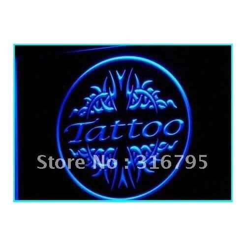 I109 OPEN Tattoo Body Piercing Display NEW Light Signs On/Off Switch 20+ Colors 5 Sizes