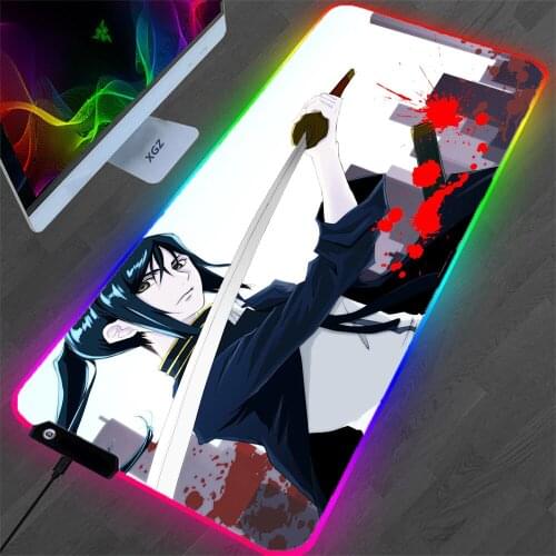 XGZ Game Console Computer RGB Mouse Pad Anime Large Seaming MousePad Desktop Keyboard Pad CSGO DOTA