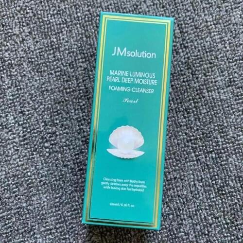[JMsolution] Marine luminous pearl deep moisture foam cleanser 200ml