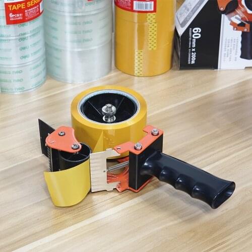 Metal Carton Sealer Hand-held Tape Cutter Baler Tape Dispenser Machine Packaging Tools Warehouse Shipping Home School Tools 800
