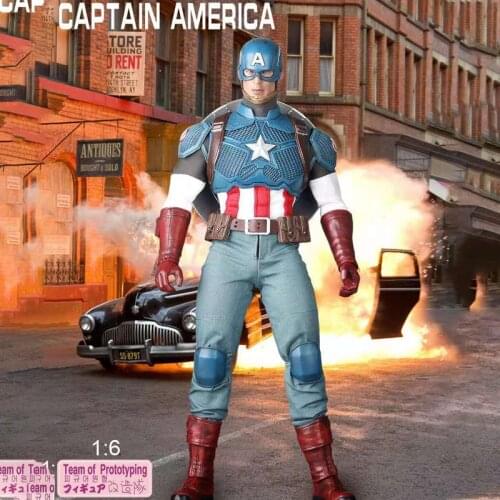 Marvel Avengers Captain America Steve Rogers 1: 6 Joint Action Articulated Doll Collection Toy