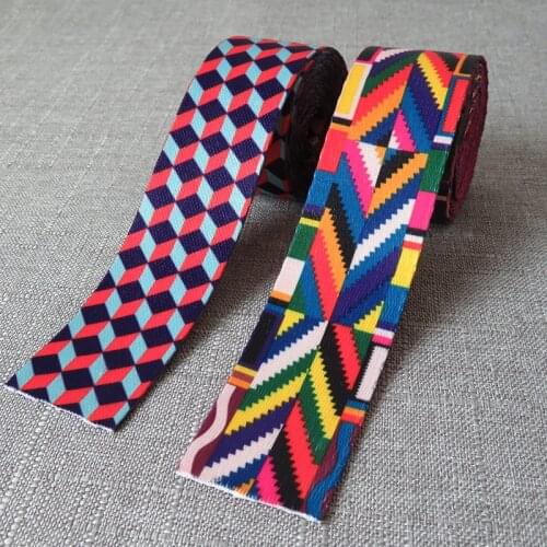 5 yards 38mm printed webbing decorative belt tape luggage strap rope dog collar leash harness backpack bag garment DIY accessory