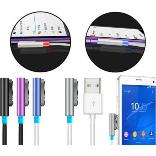 Magnetic Light Data Cable for Sony Z3 Magnetic Line Mobile Phone Charging Cable for Sony Xperia Z3 L55t Z2 Z1 Compact XL39h