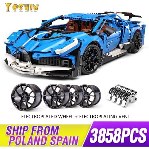 Mould King 13125 Mechanical Super Racing Car The La Voiture Noire Building Blocks Bricks Kids Toys Compatible with 20086