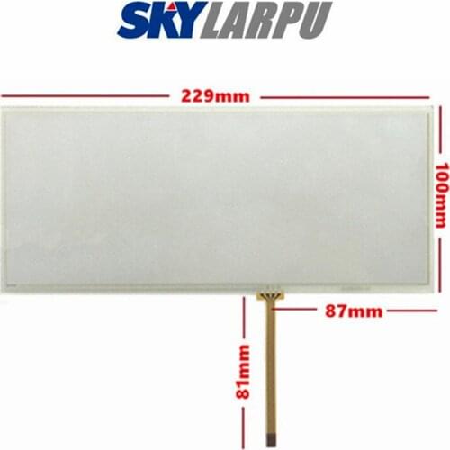 New 8.8"Inch 4 Wire Resistive Touch Screen Panel For BMW Car Navigation DVD Tablet PC 229mm*100mm Free Shipping