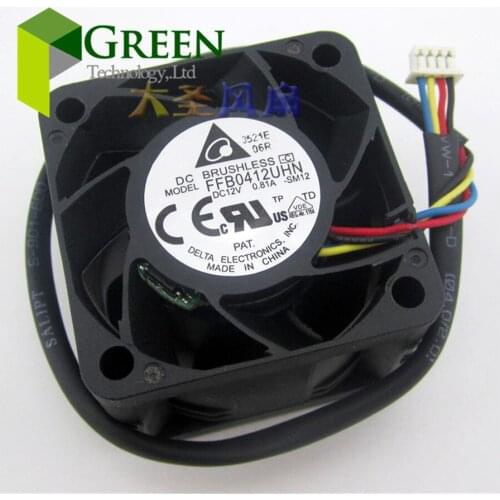 New Original Delta FFB0412UHN 4028 40MM 1U 2U server fan Big power Cooling fan 12V 0.81A with 4pin