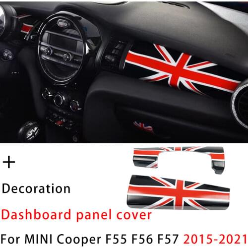 Car Dashboard Trim Panel Cover Sticker Frame For Mini Cooper One S JCW F55 F56 F57 Auto Interior Moulding Accessories