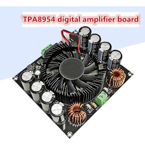 TDA8954TH Large Power Digital Audio Amplifier Board 420W Subwoofer Board Sound Amplifier Audio for Stereo Speaker Dual 24V