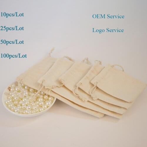 Gift Jewlery Canvas Packing Pouch Multi Size 7x9 9x12 10x15 13x18 15x20 Drawstring Canvas Pouch Can Do Logo And Customized