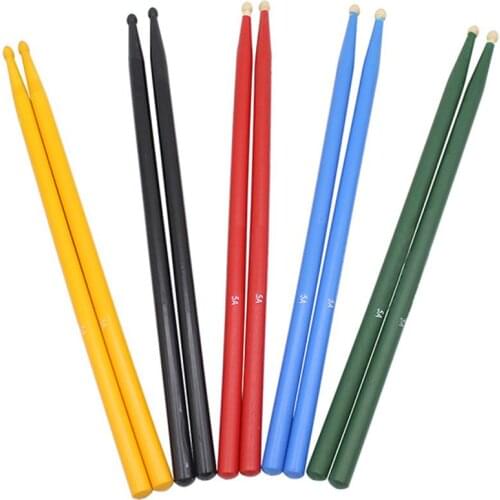 Professional Drum Sticks 5a Maple Wood Drumsticks Multi Colors Drum Sticks For Beginners