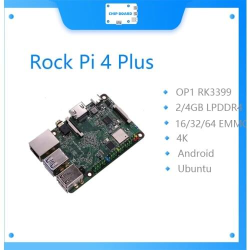 Rock Pi 4 Plus SBC gets Rockchip OP1 processor, eMMC flash pre-loaded with Twister OS Armbian