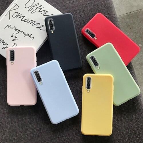 Candy color silicone phone case for huawei y5p y6p y7p y8p y9s honor 9x lite pro 8x 7a 8s prime 2020 matte soft tpu cover