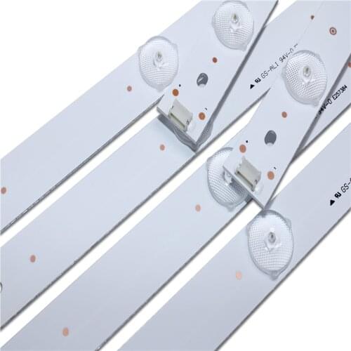 LED Backlight strip 5 Lamp For Hisense 55" TV LED55EC290N SVH550AC3 55K220PWG LED55K1800 55H6B 55H5C LC-55LB481U NS-55D510NA17