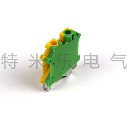 [VK] USLKG-5 USLKG5 UK-5JD yellow green combined earthing terminal row 100PCS/LOT