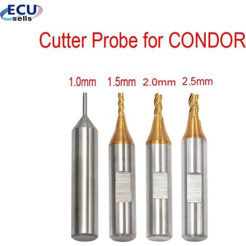 1.0mm 1.5mm 2.0mm 2.5mm Cutter Probe for Xhorse CONDOR XC MINI Plus Dolphin XP-005 Dolphin XP-007 Key Cutting Machine
