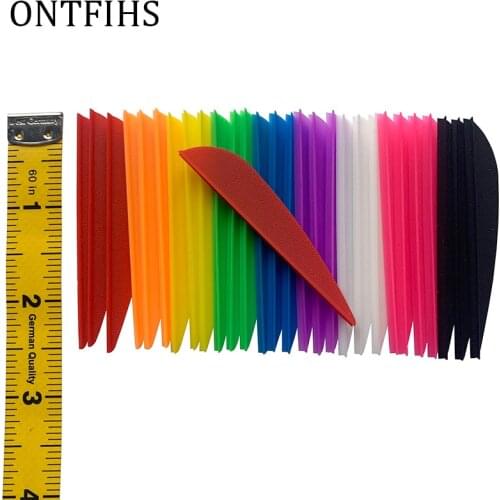 100Pcs/lot 2.5" Right Wing Drop Shape Feathers Vanes Archery Accessories Fletch The Arrow Feather A2 Hunting