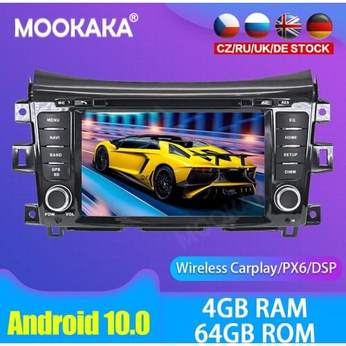 Android 10.0 Car multimedia DVD Player GPS Radio For NISSAN NP300 Navara 2014 + GPS Navigation Stereo DSP Audio PX6