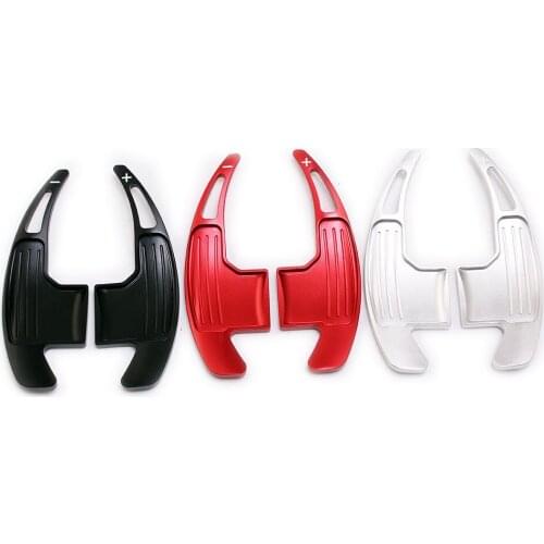 Car Styling for Ford Mustang 2015 2016 2017 2018 2019 Steering Wheel Gear Shifters Paddle Aluminum Alloy Cover Trim 2pcs