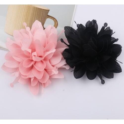 50 pieces DIY Korean Style Brooch Brooch Material Accessories Hand-shaped Fabric Flower