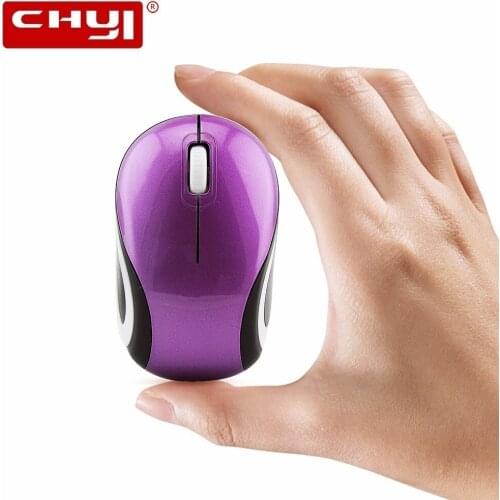 CHYI Wireless Mouse Kids Portable Mini Small Mice 1600DPI USB Optical Office Mouse Color 3D Computer Gaming Mouse For PC Laptop