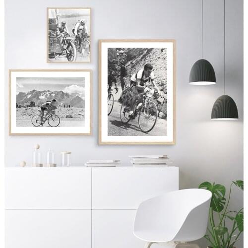 France Cycling Photography Frederico Bahomontes Vintage Poster Wall Art Pictures Bike Prints And Posters Gift Room Home Decor