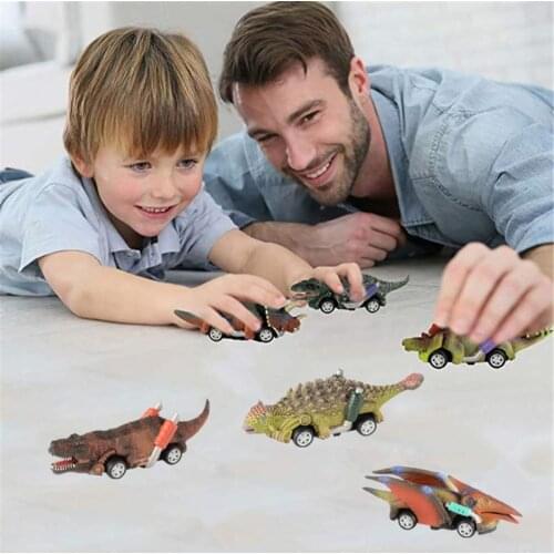 Pull Back Dinosaur Cars Toys Dinosaur Roadster Party Favors Games Dino Toy Monster Race Go-Kart Gifts Birthday Supplies