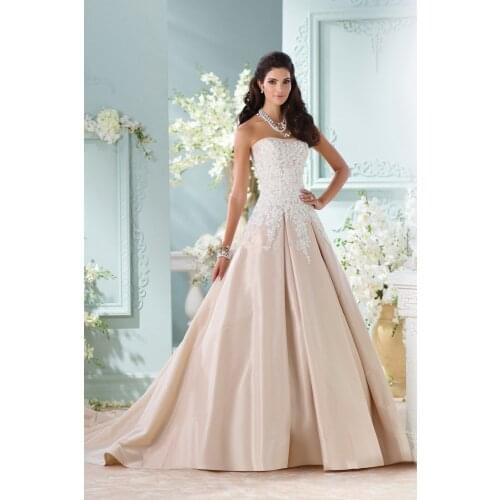 La MaxPa Satin Wedding Dresses