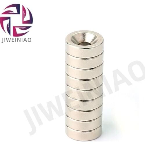 12Pcs 3D Printer K800 Magnet Reprap Delta Kossel Round Super Special Magnetic Holder Countersunk Magnet Stacked Free S