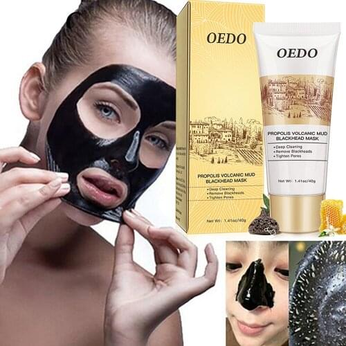 Blackhead Remover Mask Skin Care Bamboo Charcoal Against Black Dots Cleansing Peel Off Face Mask Pore Strip Acne Treatment 40g