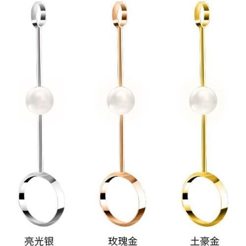 New Creative Pearl ring Cigarette Holder Elegant Lady Smoking Cigarette Holder Ring Stand Rack Clip Smoking Accessories