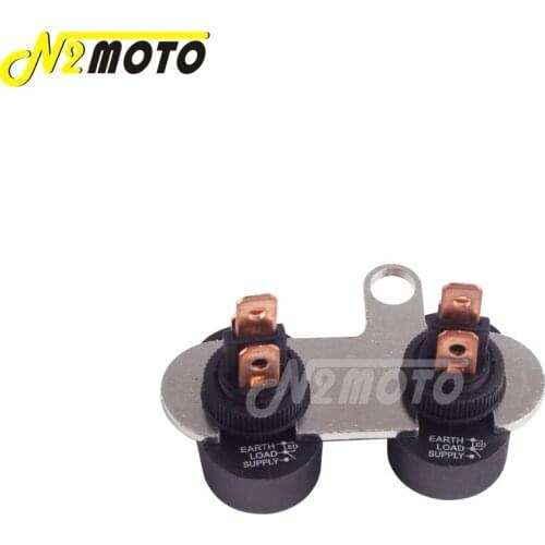 Plastic Steel Motorcycle DC12V 30A Double Switch Radiator Water Temperature Switch Universal For Harley Honda Yamaha Suzuki BMW