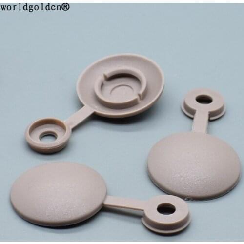 Worldgolden 100pcs plastic clip for Coach Trim Screw Grommet #6 Screw Size