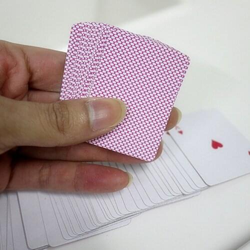 Portable Foil Plated Mini Poker Traditional Set Casino Tool Waterproof Gambling Playing Cards Mini Poker Board Game