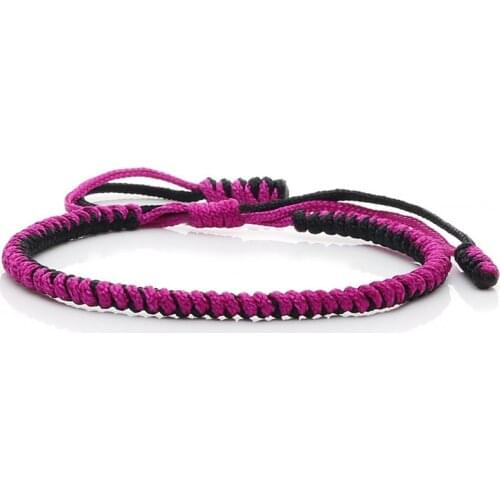 Adjustable Vintage Tibetan Buddhist Bracelets & Bangles For Women Men Handmade Braided Knots Rope Love Lucky Charm Bracelet Gift