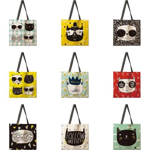 Folding shopping bag Carters family ladies shoulder bag female leisure handbag outdoor beach bag female tote bag