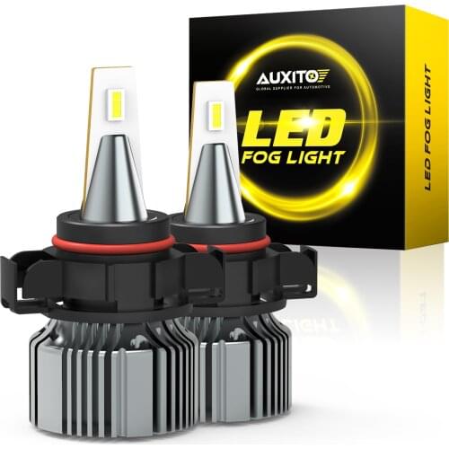 AUXITO 2Pcs PSX24W Led Fog Lamps PS24W PS19W LED Bulb Auto Daytime Running Fog Light Lamps 5202 2504 For Chevrolet Peugeot 12V