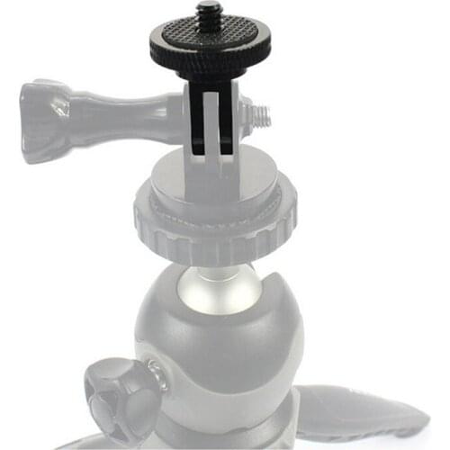 Universal Mini Tripod Mount Adapter Monopod Aluminum Alloy 1/4"screw For GoPro Hero 7/6/5 Yi Sony DV Digital Camera Accessories