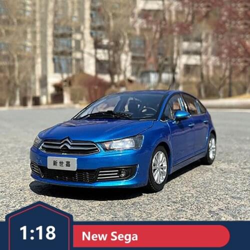 Domestic original Dongfeng Citroen New Sega hatchback 1:18 alloy simulation car model collection gift