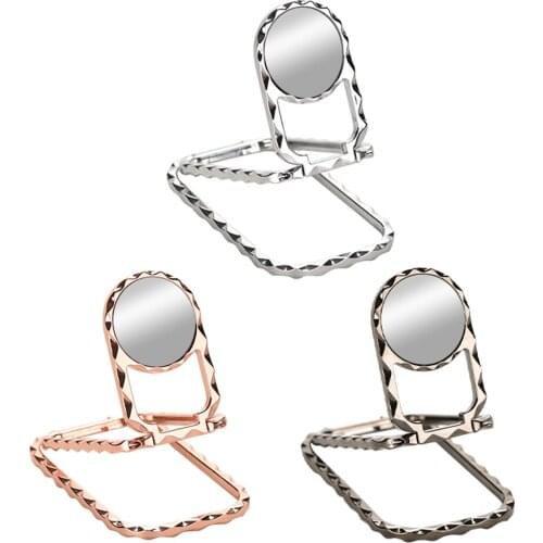 360 Degree Rotation Multi- Angle Phone Ring Holder Cellphone Tablets Support Foldable Stand Bracket Finger Grip Kickstand