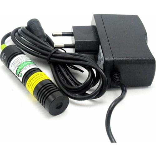 532nm 30mW Green Laser Dot module /Line Module Generator Alignment Module Locator Cutting Machine Wood Lighting Effects +Adapter