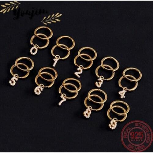 Personality Fashion Women Zircon 925 Silver Asymmetrical Figures Earrings Earrings Luxury Monaco Exquisite Jewelry Gifts