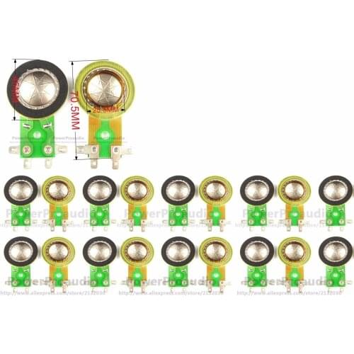 25.5 mm Titanium Membrane TREBLE film Voice coil Speaker voice coil 20 pcs/lot