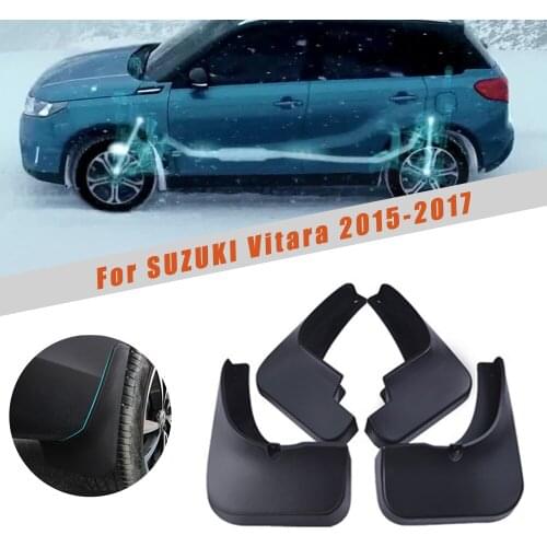 Car Mud Guards For Suzuki Vitara 2015 2016 2017 Splash Guards Over Fender Kit Car Styling Fender Accessories 4Pcs Mud Flaps