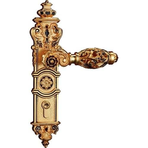 85mm CENTRAL DISTANCE HOLLOW SPLIT ZINC DOOR HANDLE DOOR LOCK EXPORTED TO ITALY DESIGN