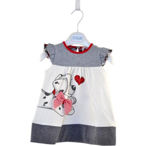 White Baby Girls Dress Toddler Dresses Kids One-piece Girl Clothing Children Summer Costume Braces Age 1-5Y