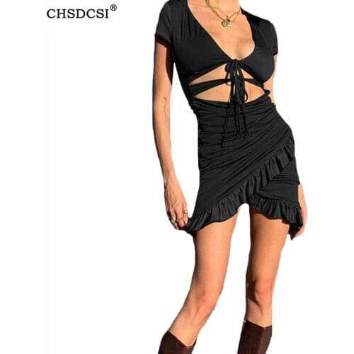 Летние платья с запахом CHSDCSI China At AliExpress