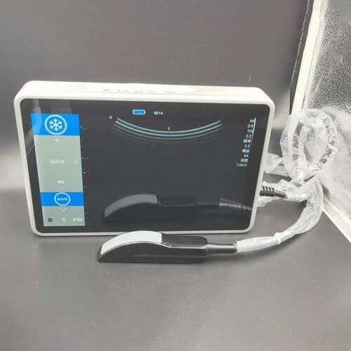 Cattle Doppler Sonar Scanner Veterinary Pregnancy Testing Machine Probe X7 Touch Screen PW Horse Uterus Scanner Fetus COW Farm