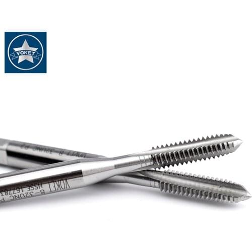 HSSE Hand Tap UNC 1-64 2-56 3-48 4-40 5-40 6-32 8-32 10-24 12-24 1/4 5/16 3/8 7/16 1/2 9/16 5/8 3/4 - 20 18 16 Screw Thread Taps