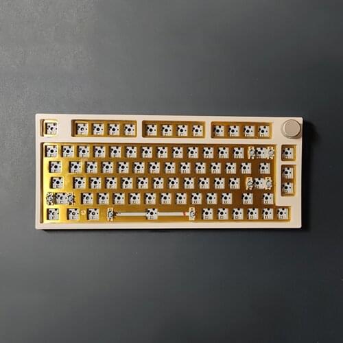 NJ80 Wireless 2.4g BT5.0 Type-c RGB Mechanical Keyboard DIY Kits For WIN MacOS Linux Programmable Hot Swap PCB 4400mAh Battery